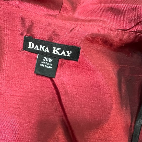 📌Dana Kay Beautiful Shiny Sleeveless Dress with 1/2 Sleeves Jacket - Picture 16 of 16